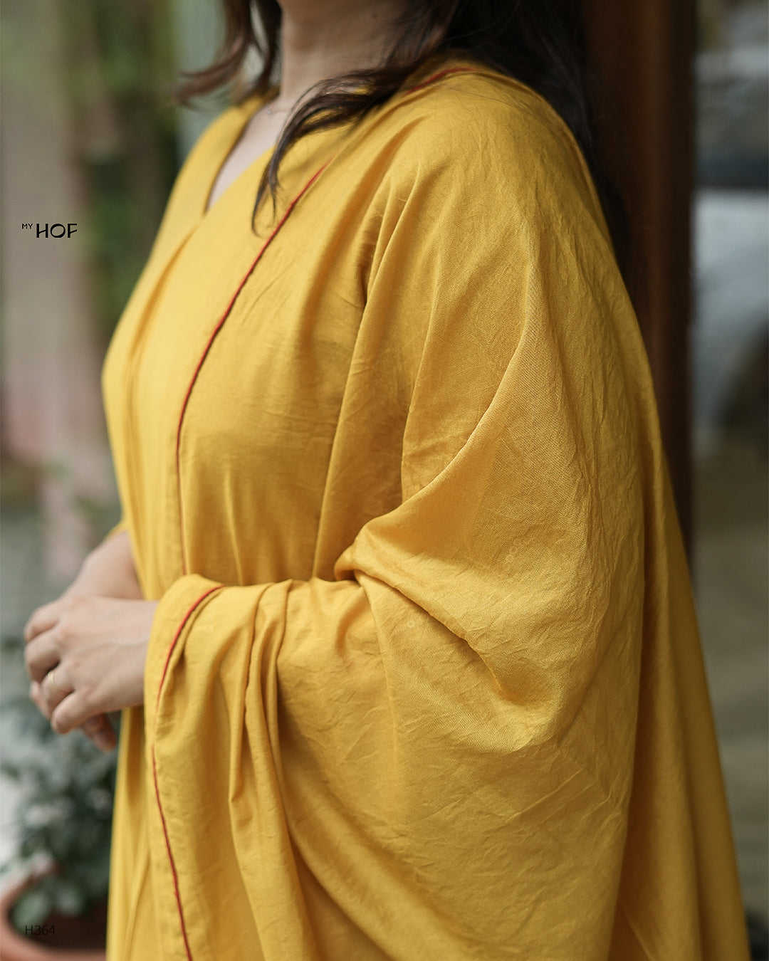 MY HOF Yellow Suit Set in muslin