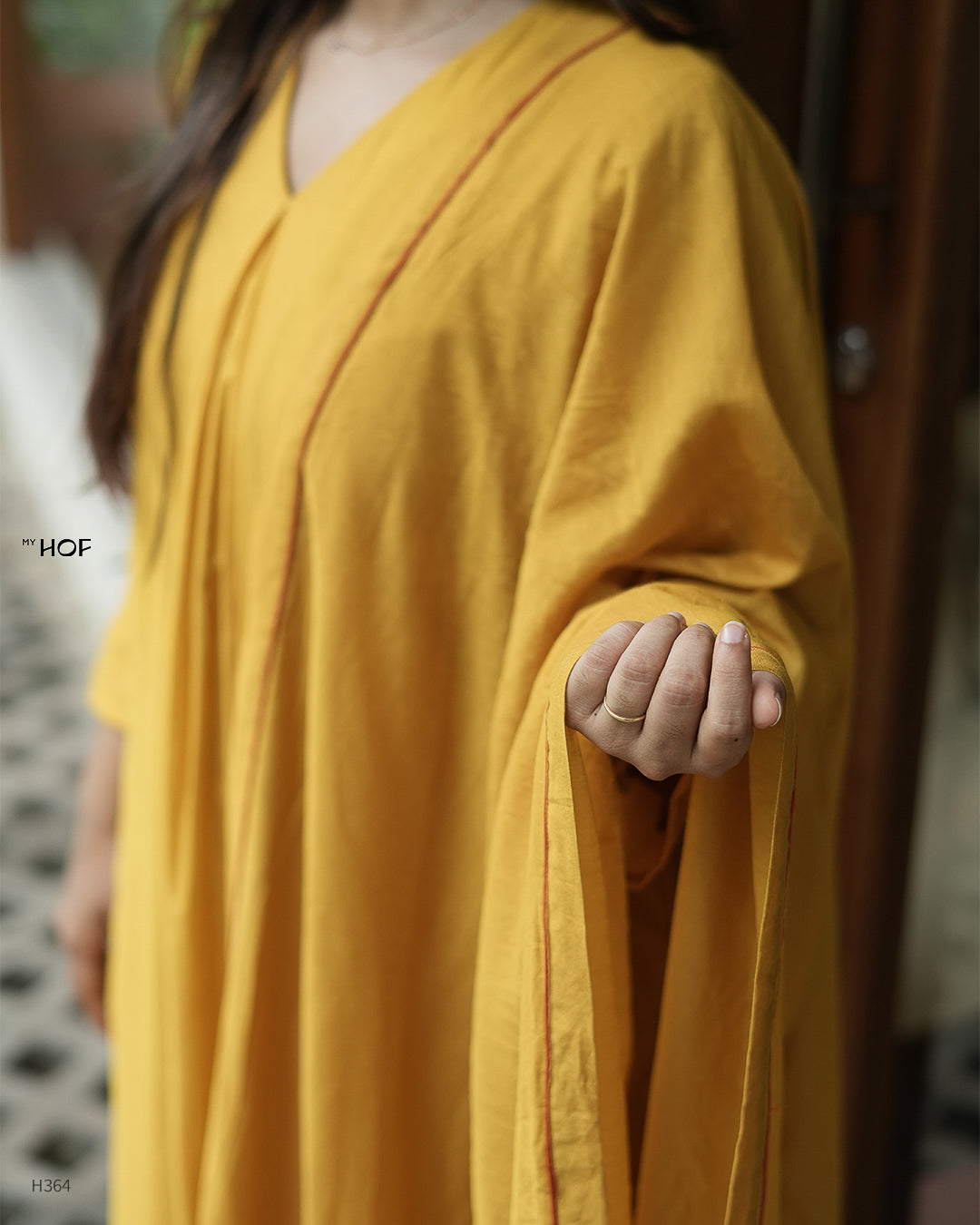 MY HOF Yellow Suit Set in muslin